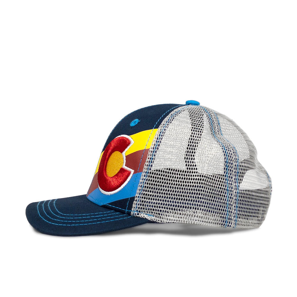 Kids’ Classic Incline Navy Colorado Hat