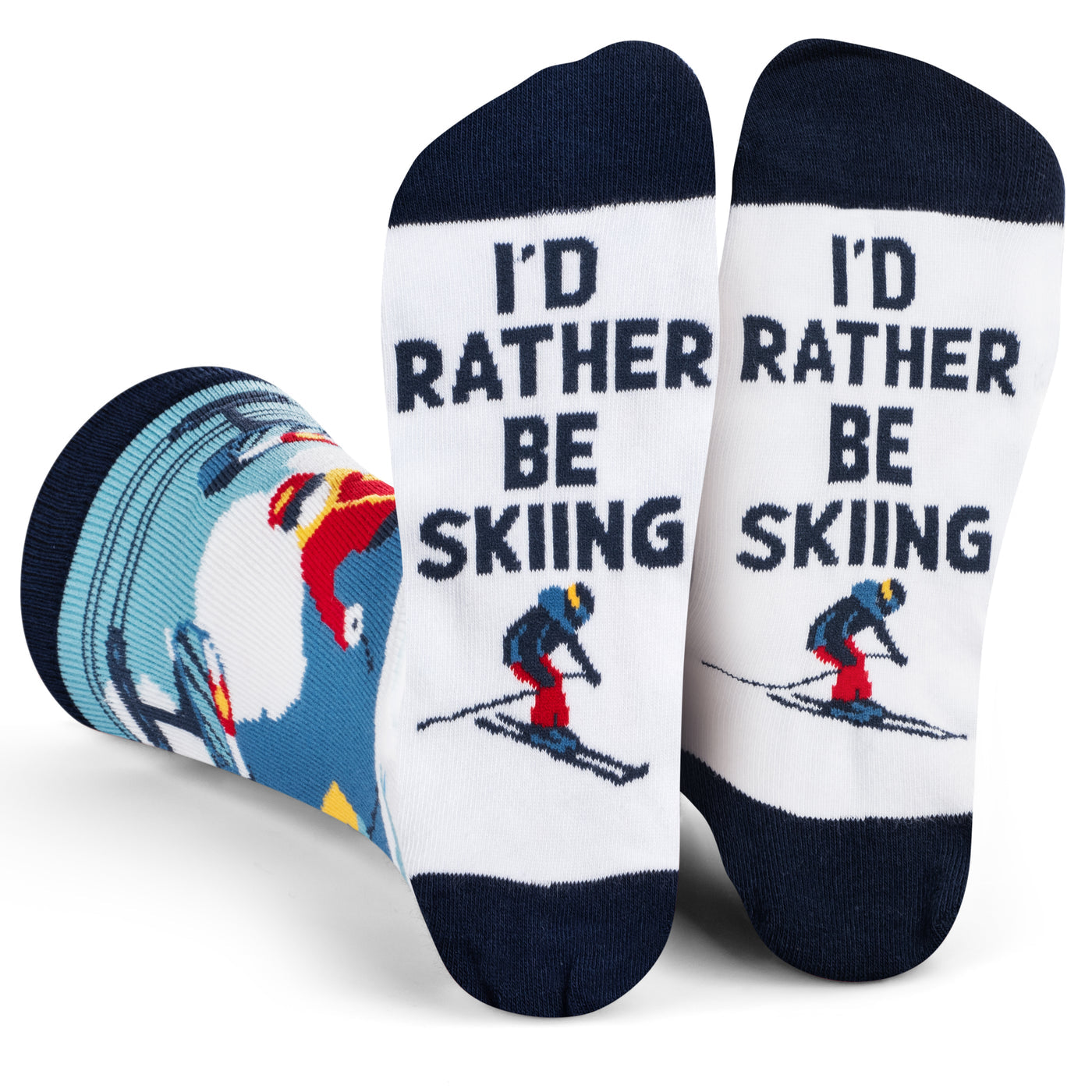 I’d Rather Be Skiing Socks (CO Edition)