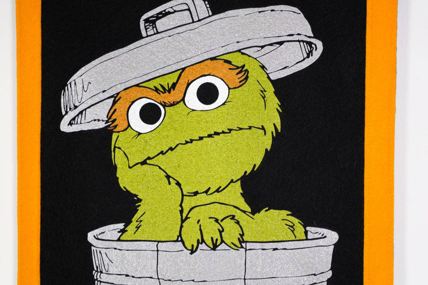 Oscar the Grouch Camp Flag • Sesame Street x Oxford Pennant