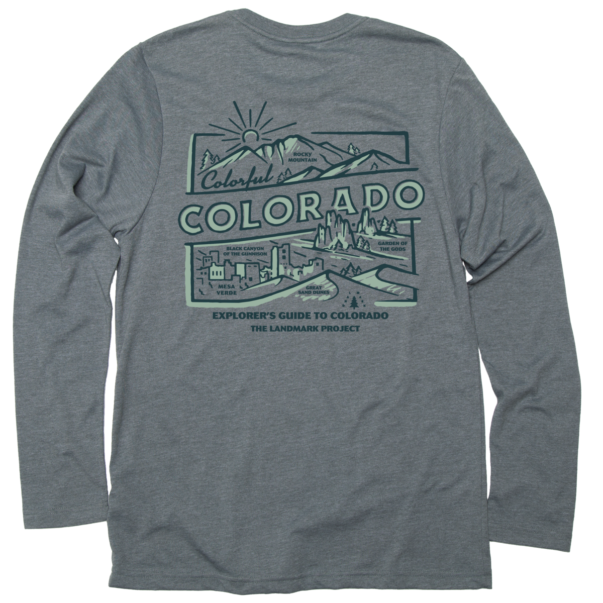 Explore Colorado Long Sleeve Pocket T-Shirt