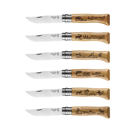 No.08 Animalia Stainless Steel Folding Knives