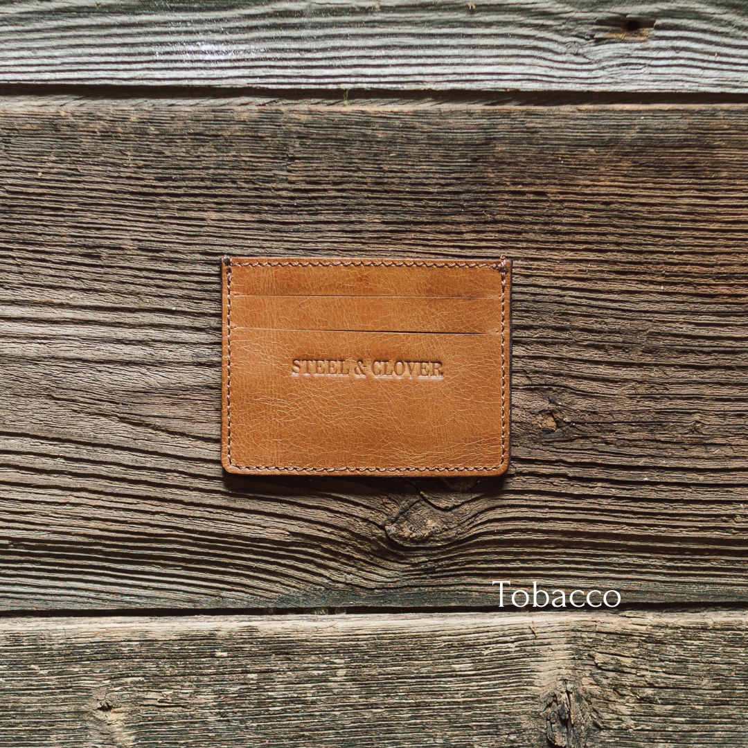 Flying Shot Leather Card Wallet