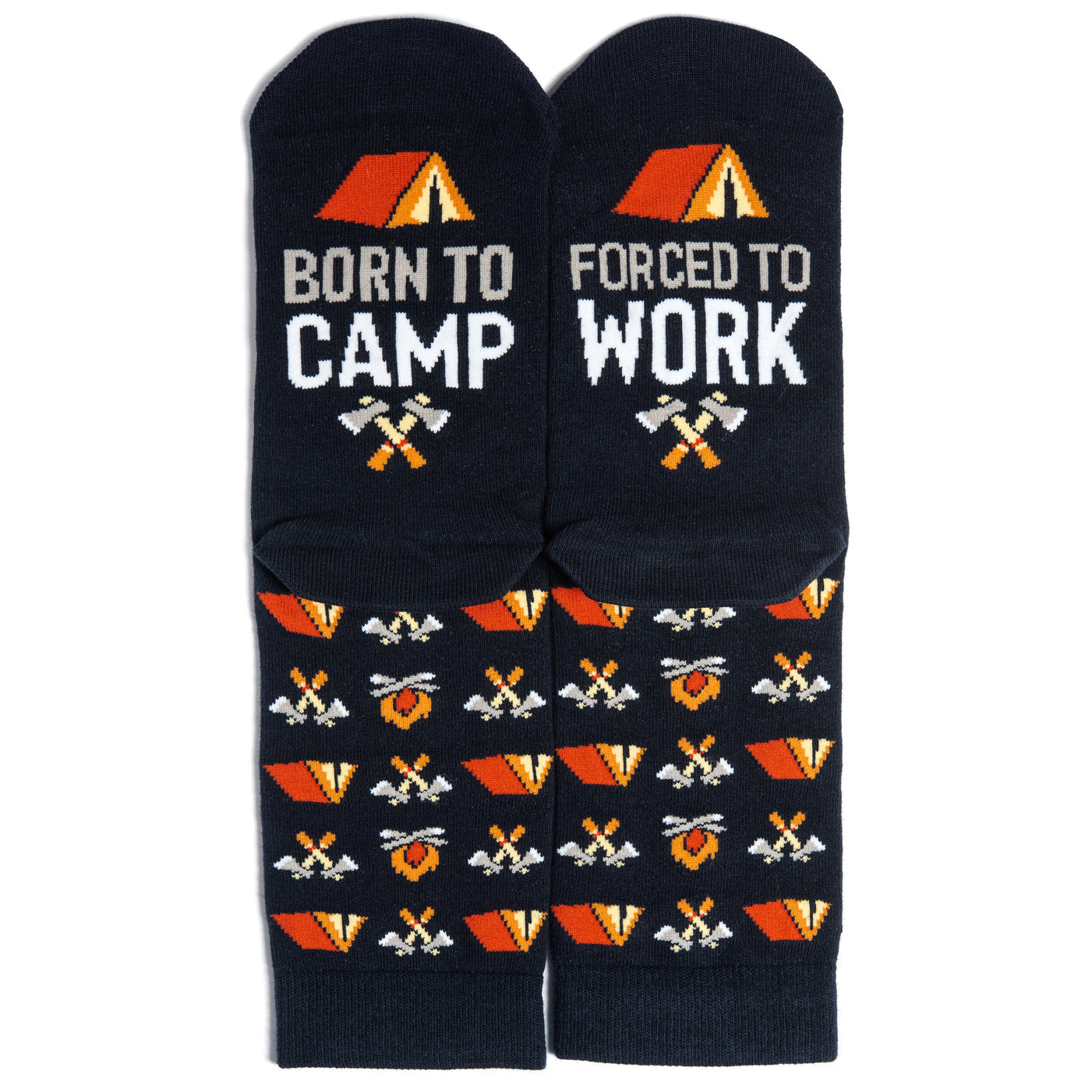 Born to Camp, Forced to Work Socks