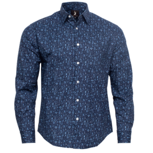 Long-Sleeve Ice Dream Camp Button Up