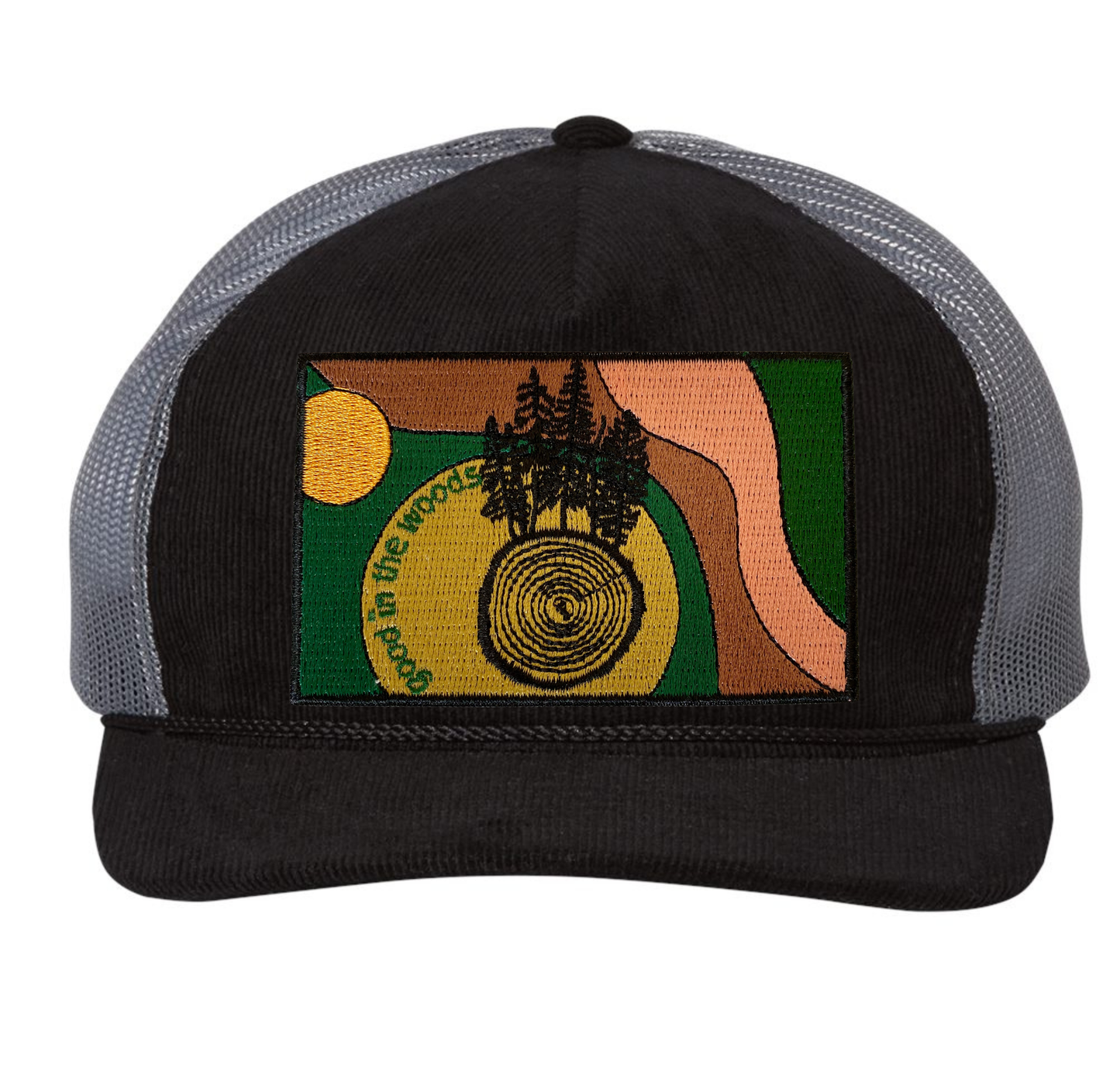 Good in the Woods Corduroy Trucker Hat