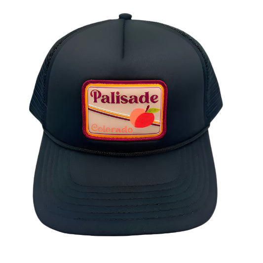 Palisade Peach Trucker Hat - Black