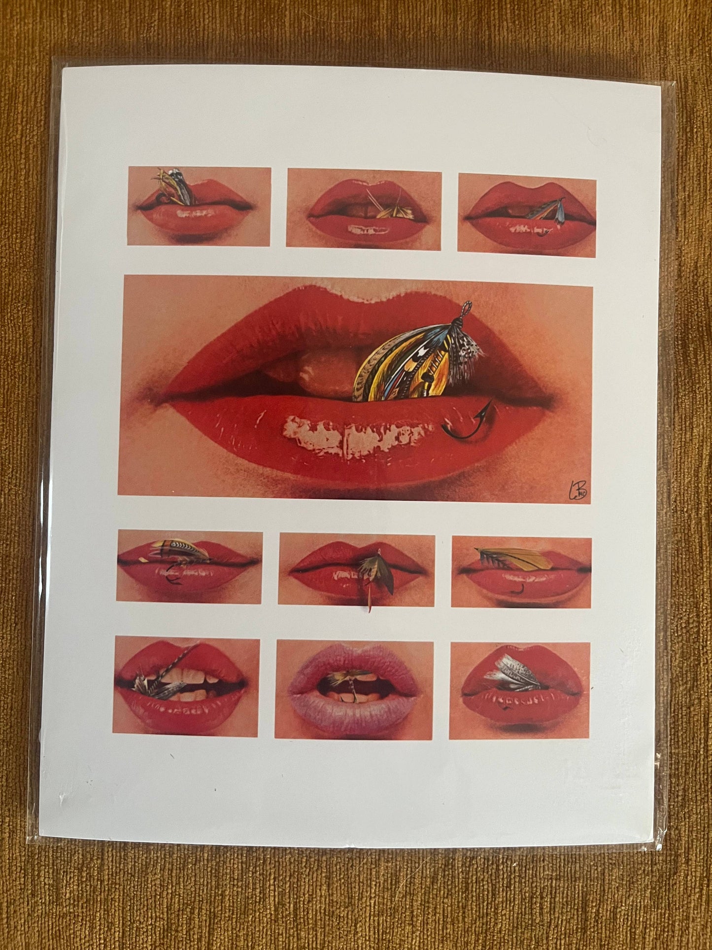 Rip My Lips Print