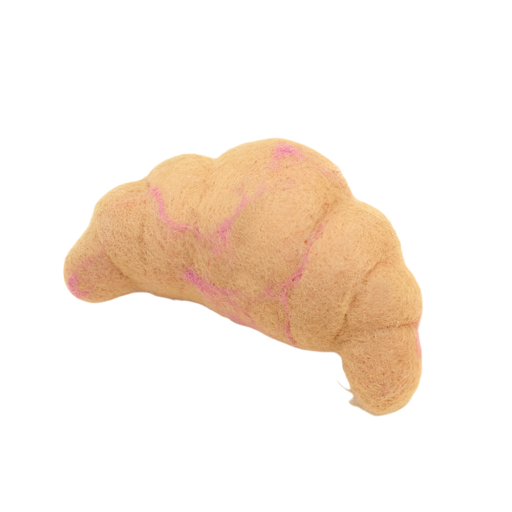 Wool Croissant Dog Toy