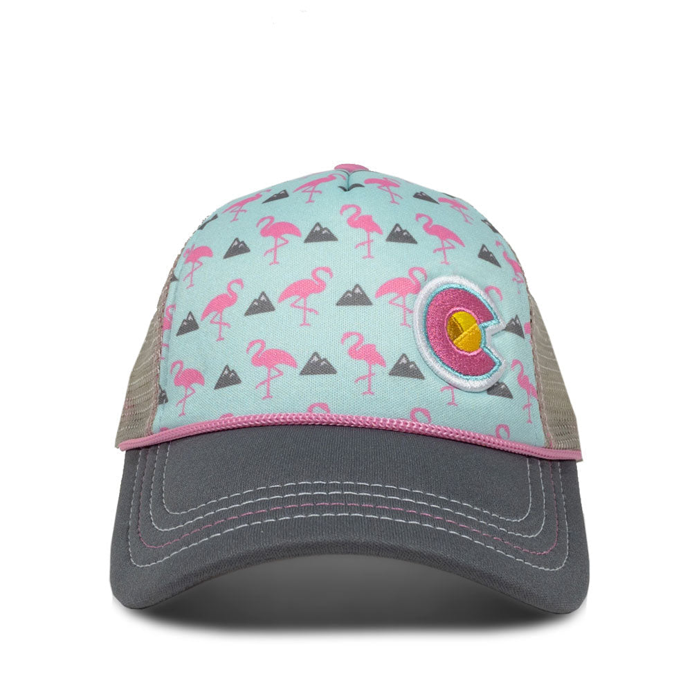 Toddler Flamingo Nugget Trucker Hat