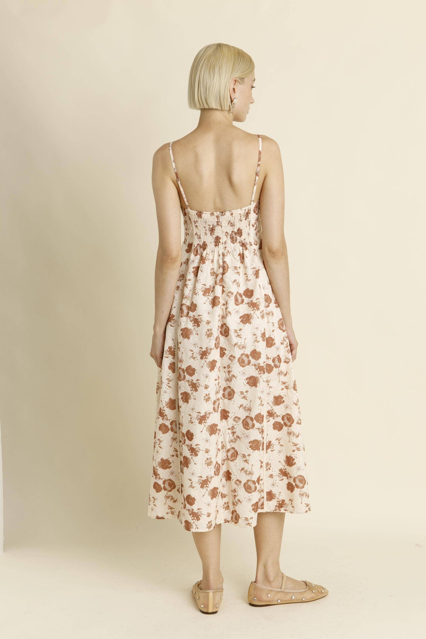 Embroidered Floral Dress