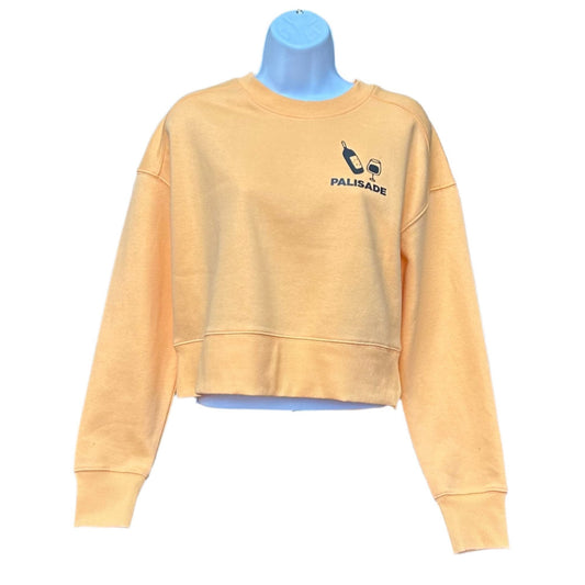 Palisade Wine Cropped Crewneck Apricot