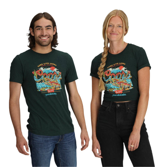 Coors Banquet x YoColorado Green Fly Fishing T Shirt