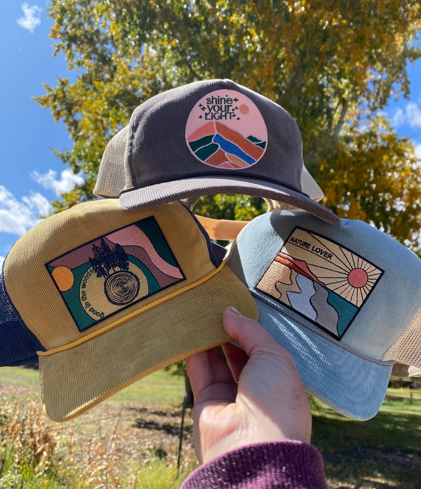 Good in the Woods Corduroy Trucker Hat