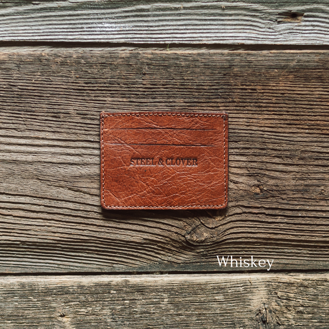Flying Shot Leather Card Wallet