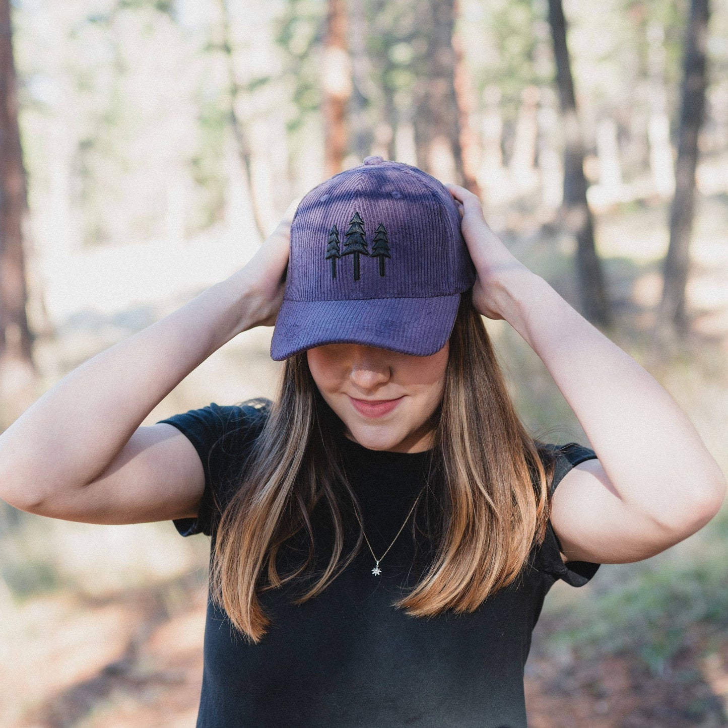 Big Three Tree Corduroy Trucker Hat