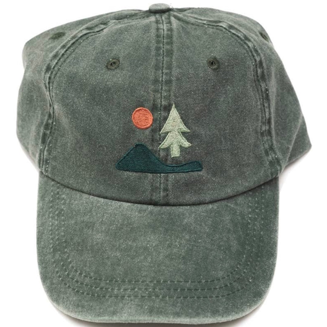 Lone Pine Dad Hat - Faded Forest