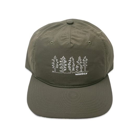 Woodsy Quick Dry Trail Hat - Olive