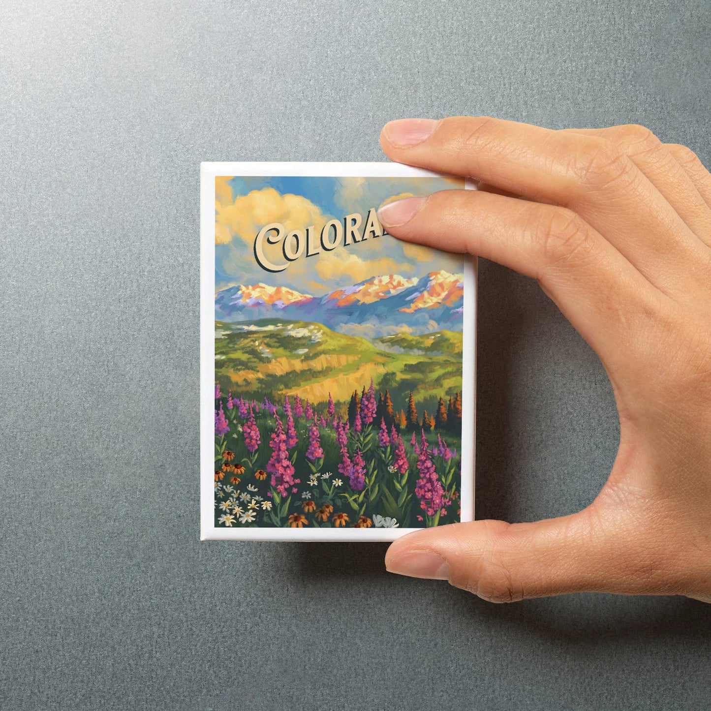 Colorado, Oil Painting. Magnet