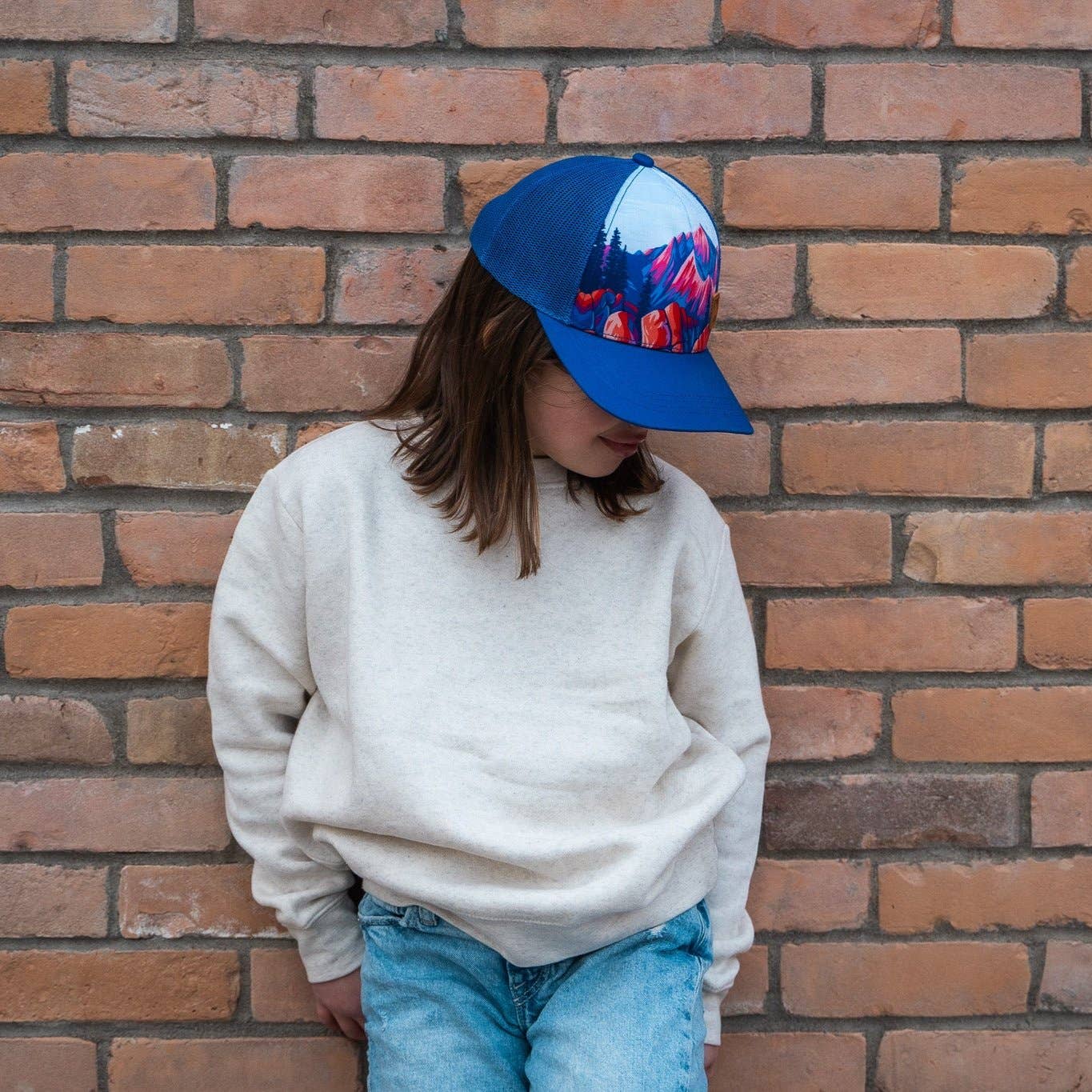 Rocky Mountains Kids Trucker - Blue