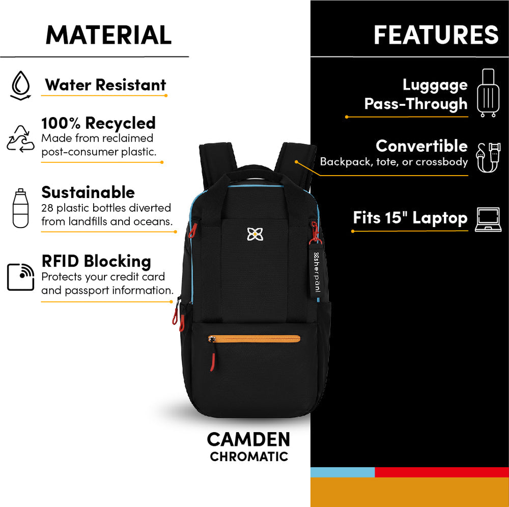 Camden Convertible Backpack - Sherpani