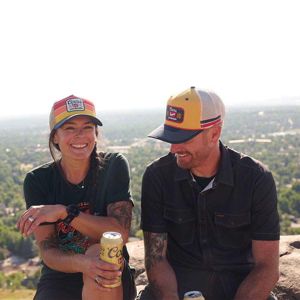 Coors Banquet x YoColorado Gold Retro Ranger Trucker Hat