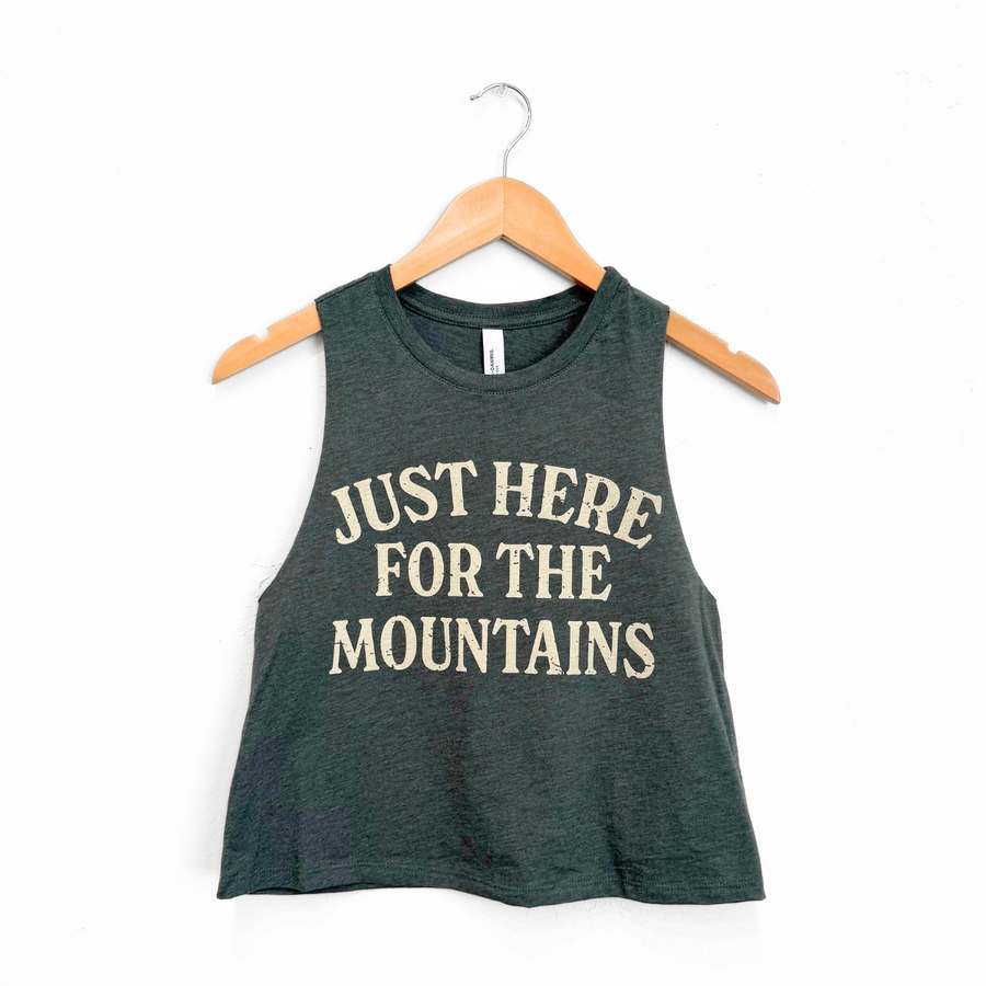 Just Here for the Mountains Ladies Tank