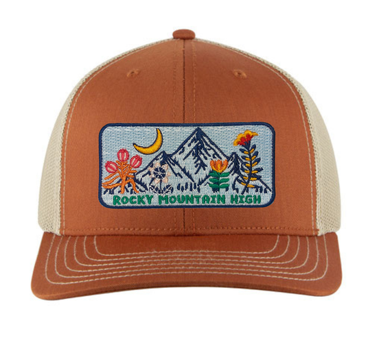 Trucker Hat Adult Rocky Mountain High Patch