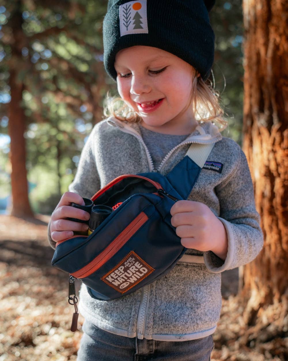 Kids’ Fanny Pack - Navy + Clay