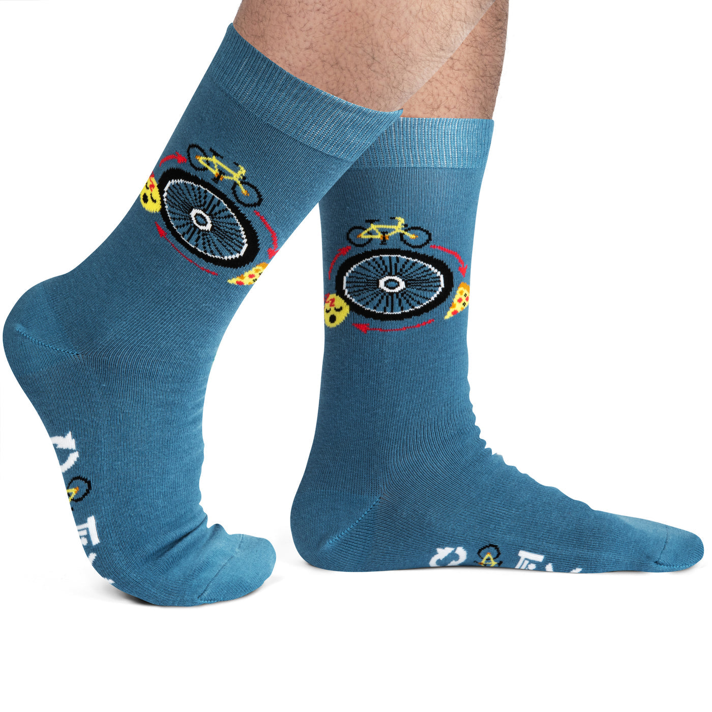Eat, Sleep, Bike, Repeat Socks