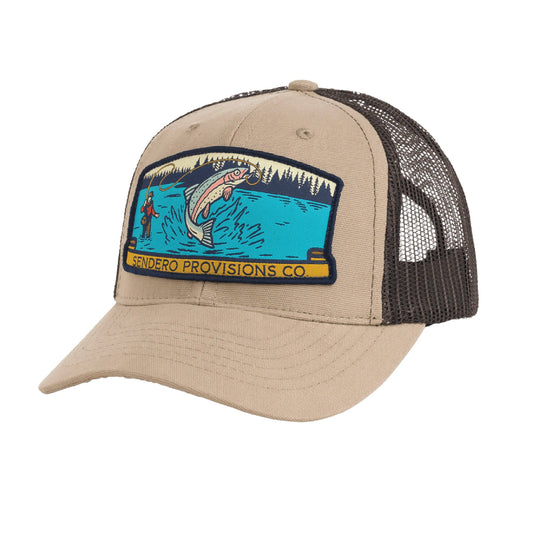 Fly Fisher Hat - Khaki/Brown