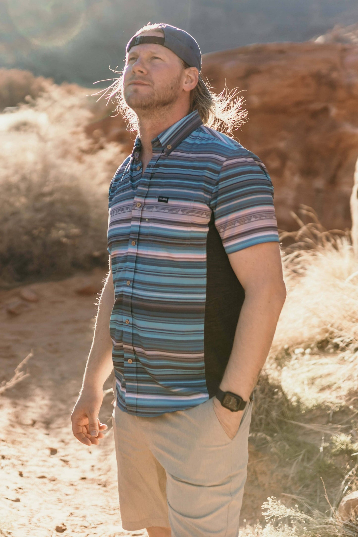 Men's Vista Stretch Button Down Alpine Summit
