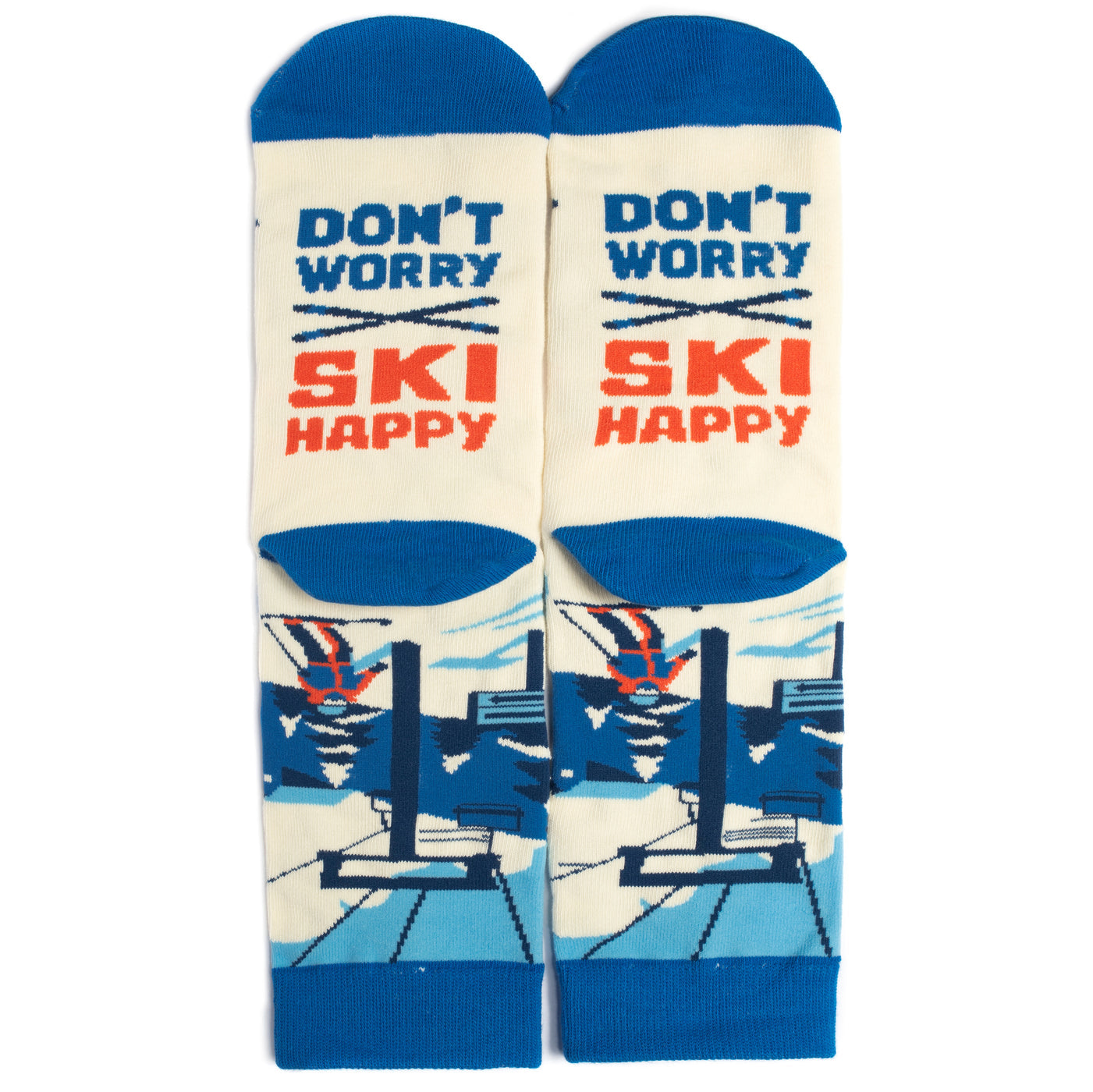 Don’t Worry Ski Happy Socks