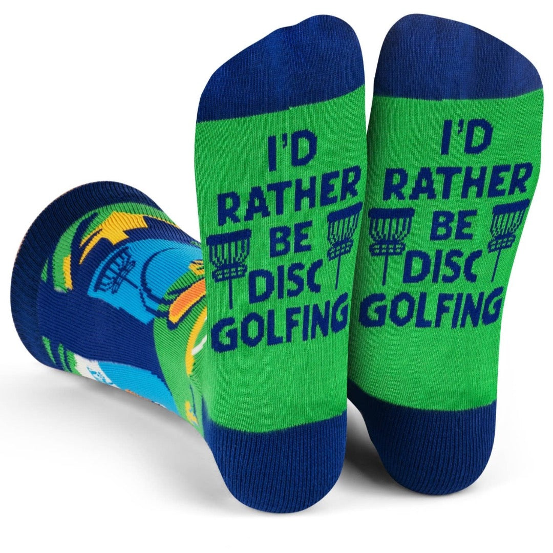 I’d Rather Be Disc Golfing Socks