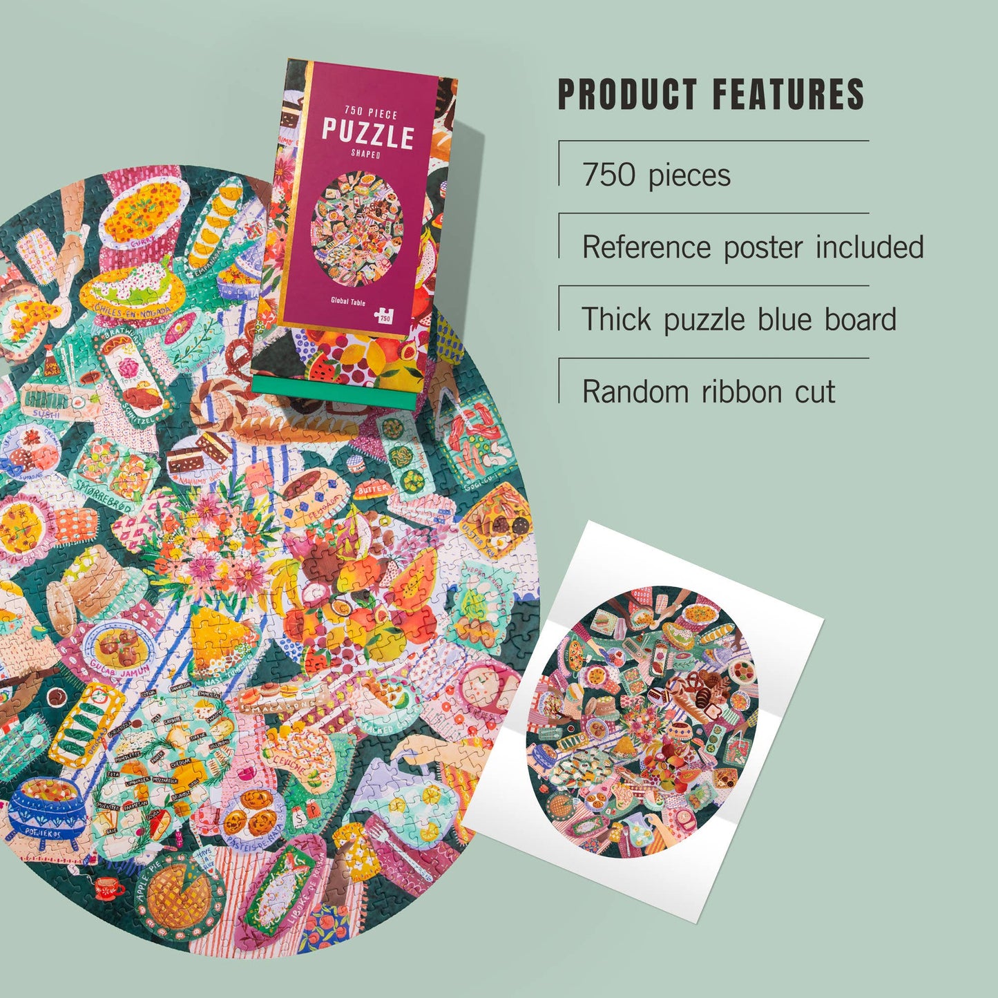 750 Piece Global Table Puzzle