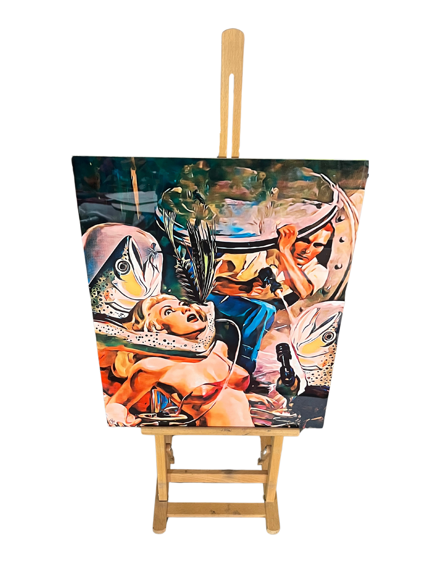 Deep Space Fishing Print