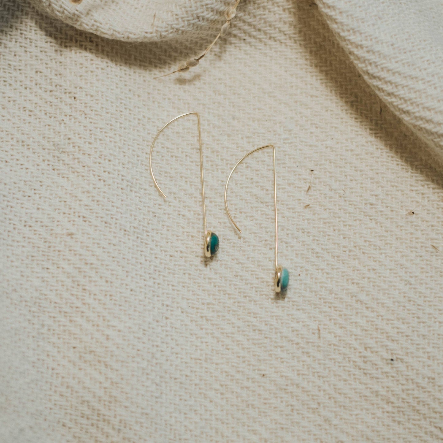 Anther Drop Earrings - Turquoise