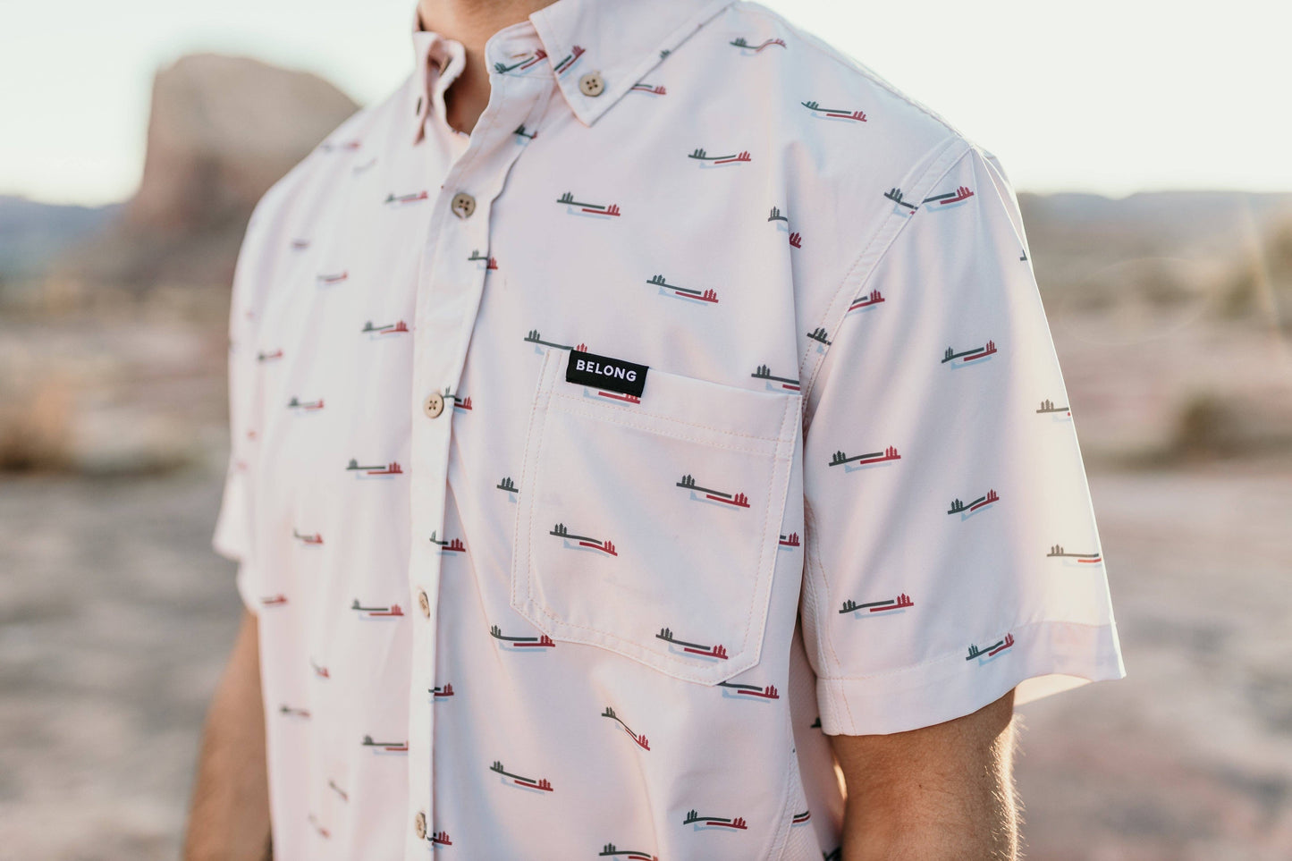 Men's Vista Stretch Button Down Alpine Summit