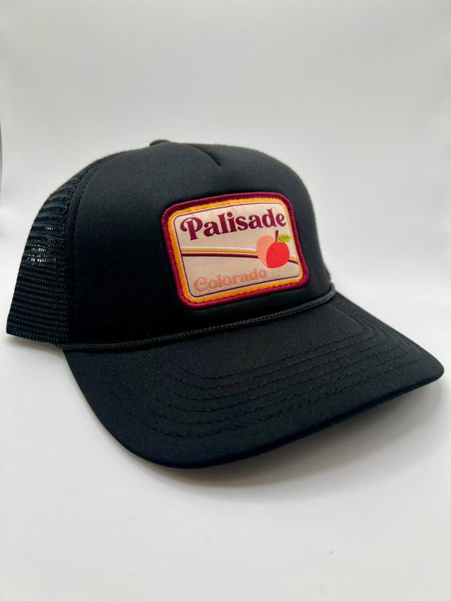 Palisade Peach Trucker Hat - Black