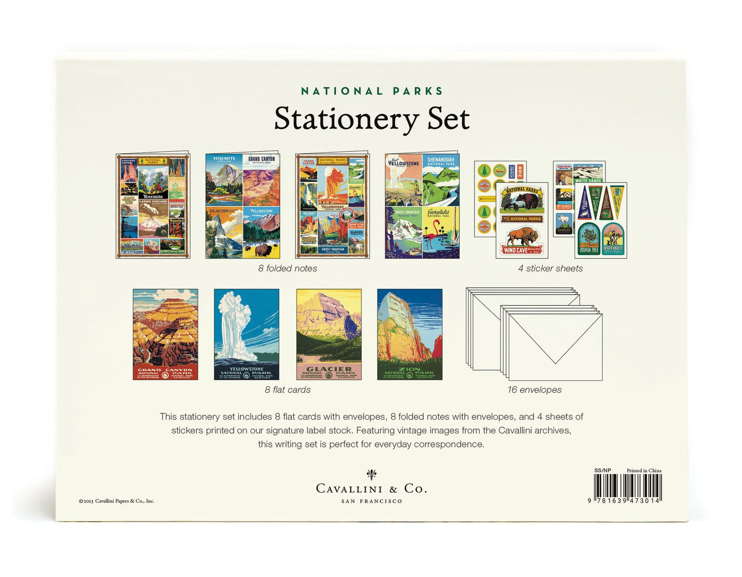 National Park Stationary Set