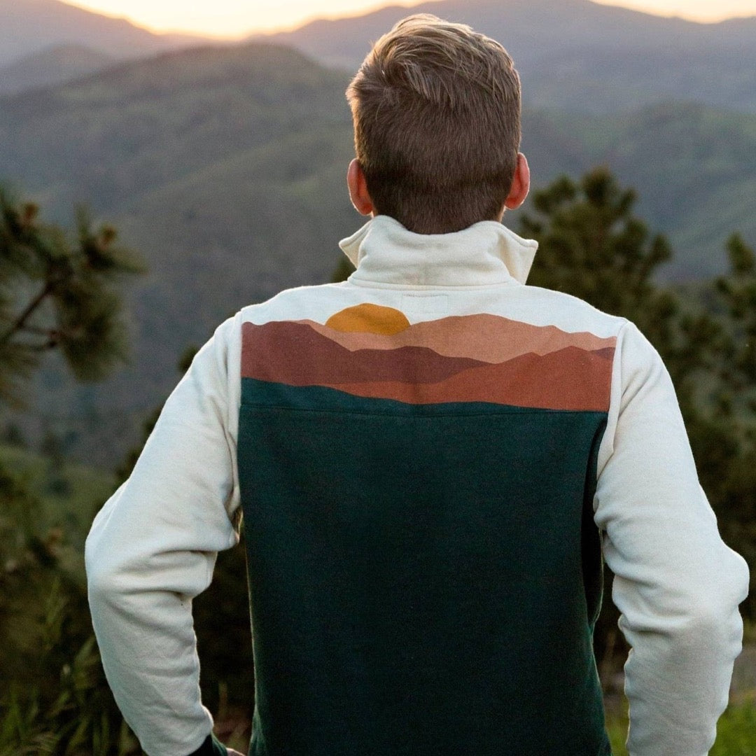 Mountain Sunset Quarter-zip