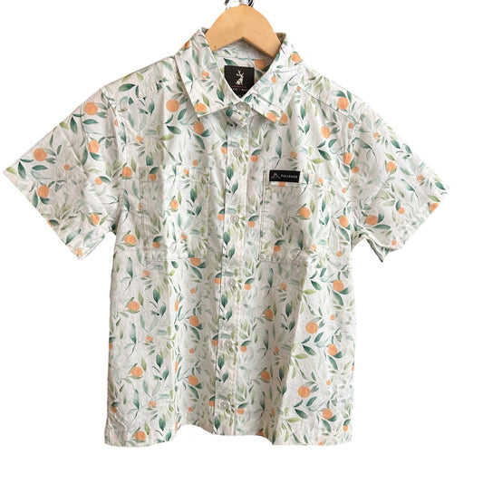 Peachy Leaves Women’s Camp Shirt