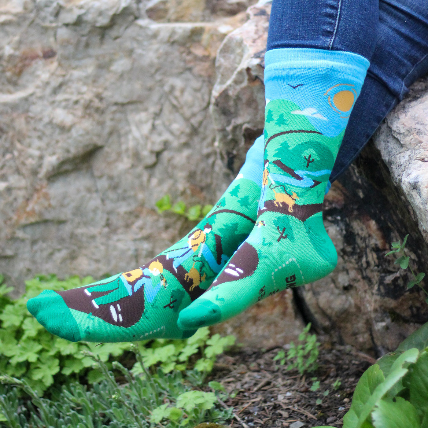 I’d Rather Be Hiking Socks