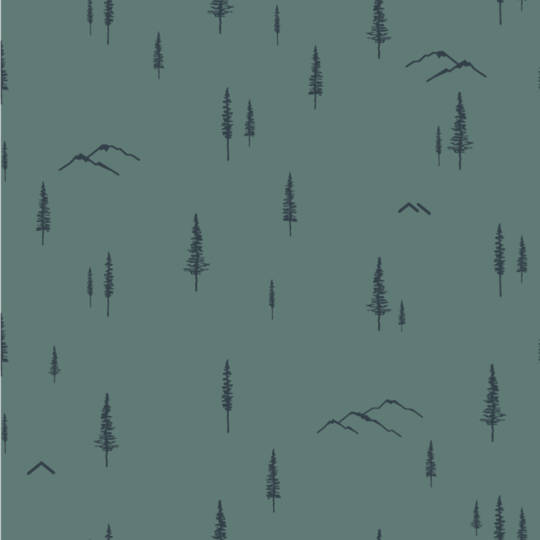Evergreen Pine Button Up