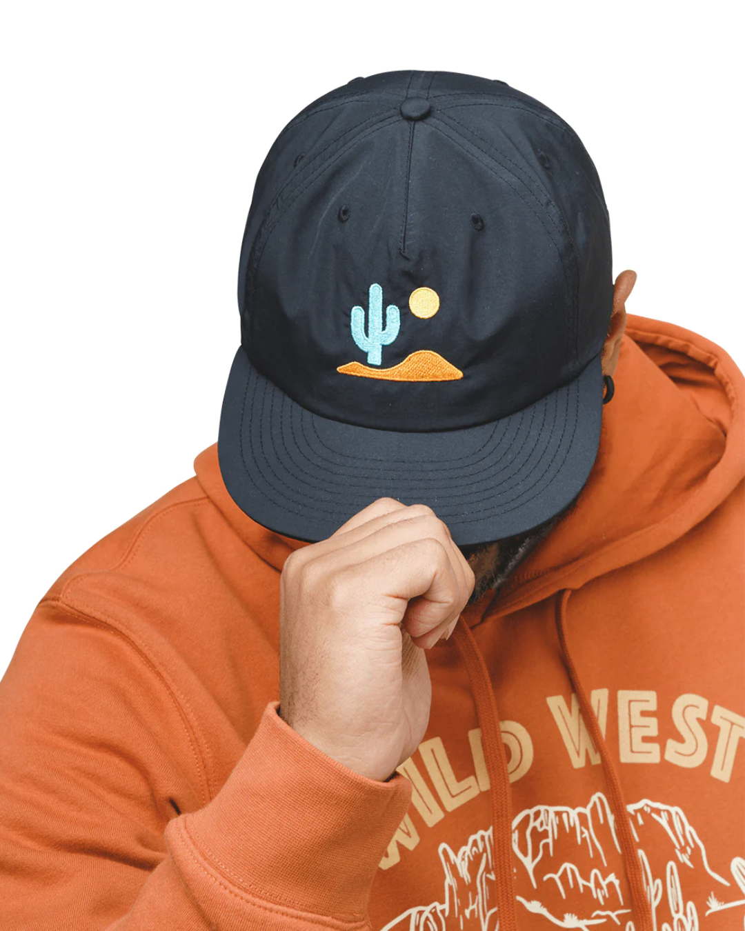 Lone Cactus Quick Dry Trail Hat - Black