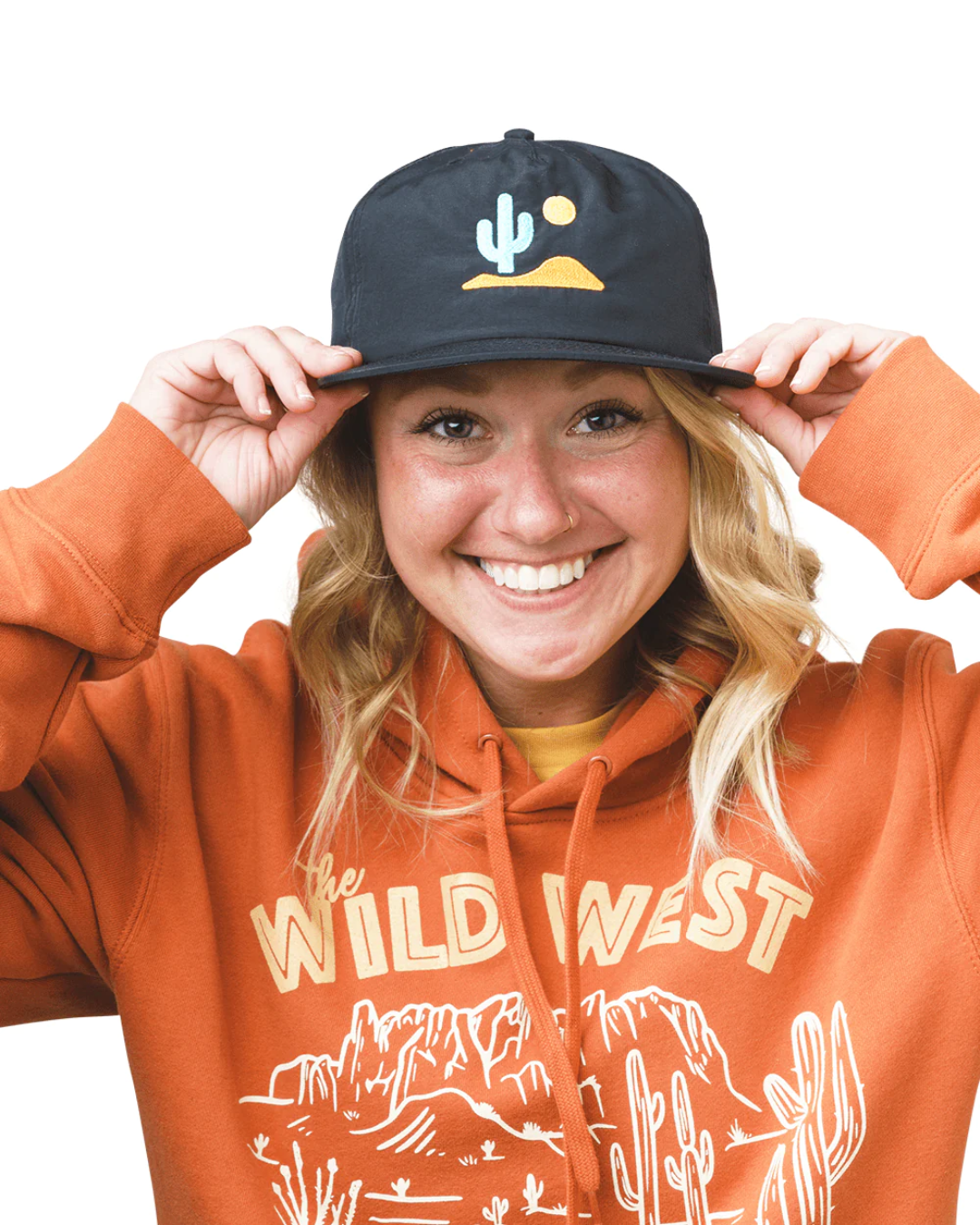 Lone Cactus Quick Dry Trail Hat - Black