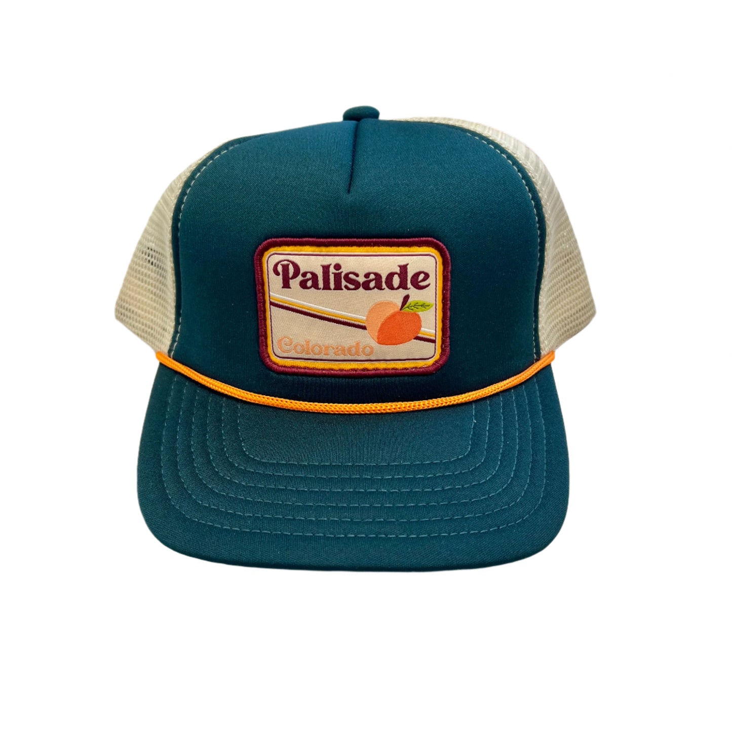 Palisade Peach Trucker Hat Teal