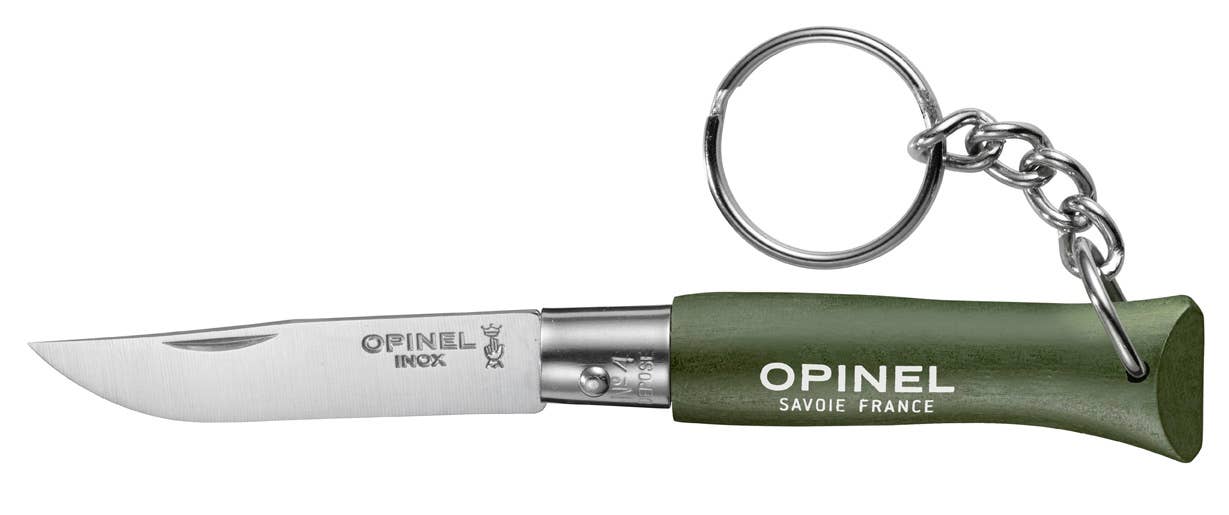 Opinel No.04 Colorama Stainless Folding Key Chain Knife