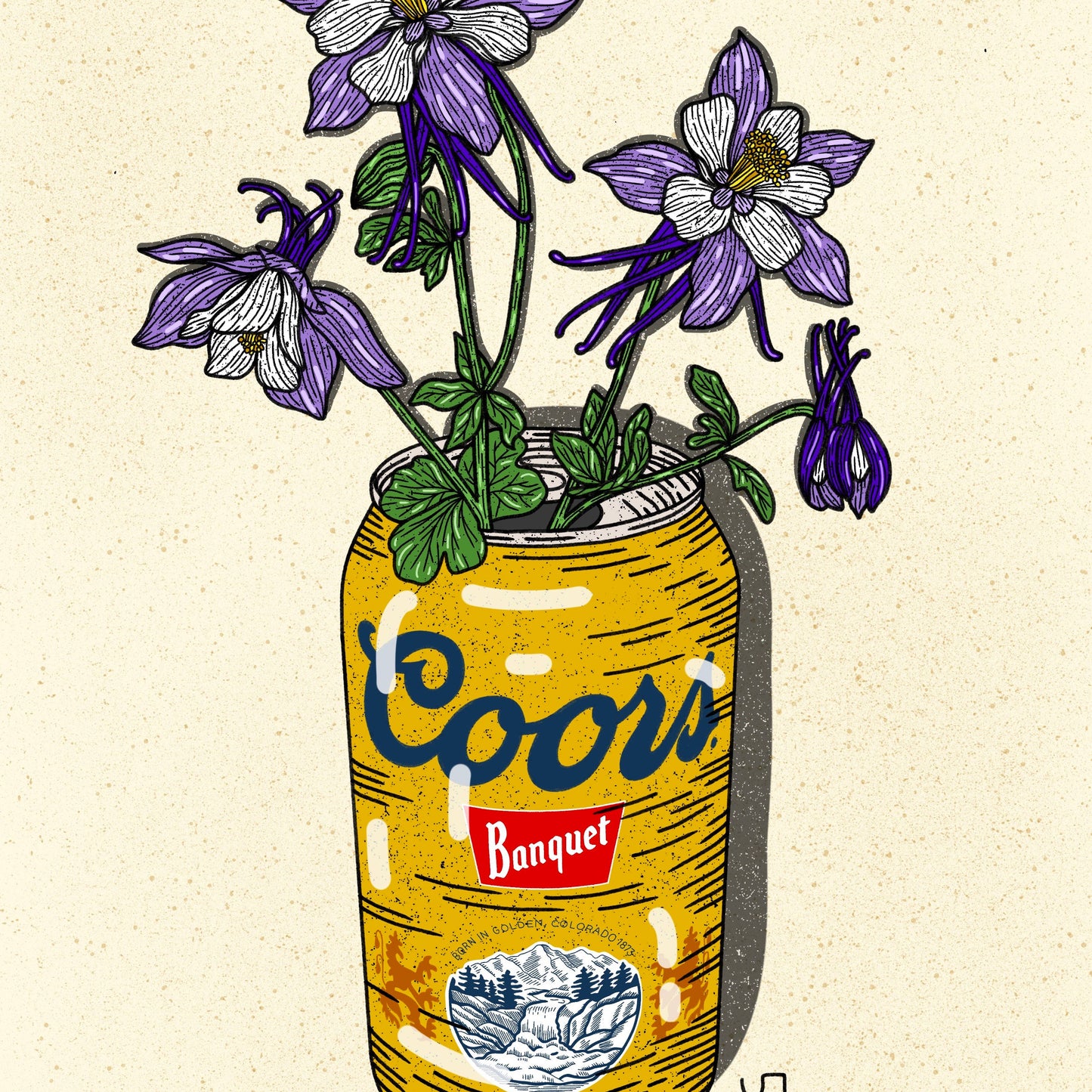 Coors Banquet Beer Can