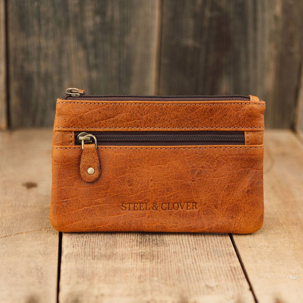 Tangent Leather Coin Pouch