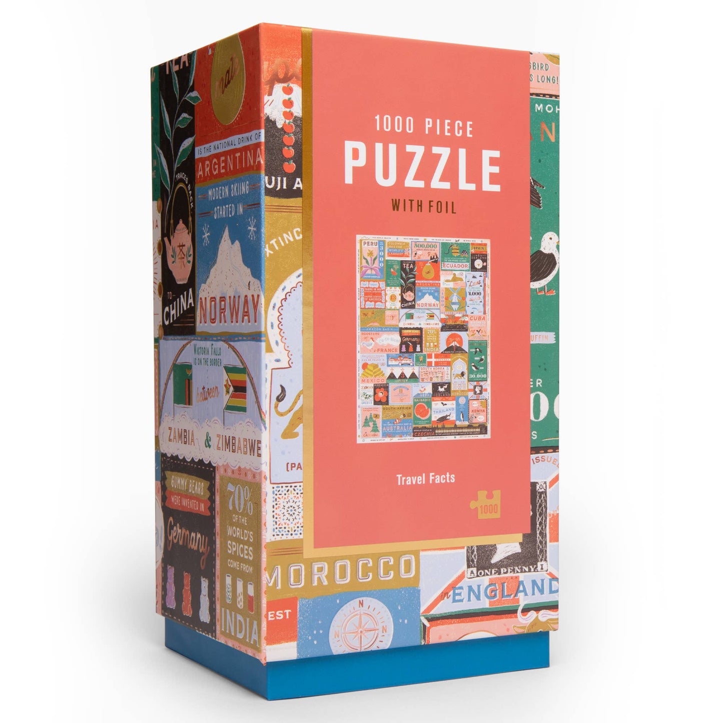 1000 Piece Travel Facts Puzzle